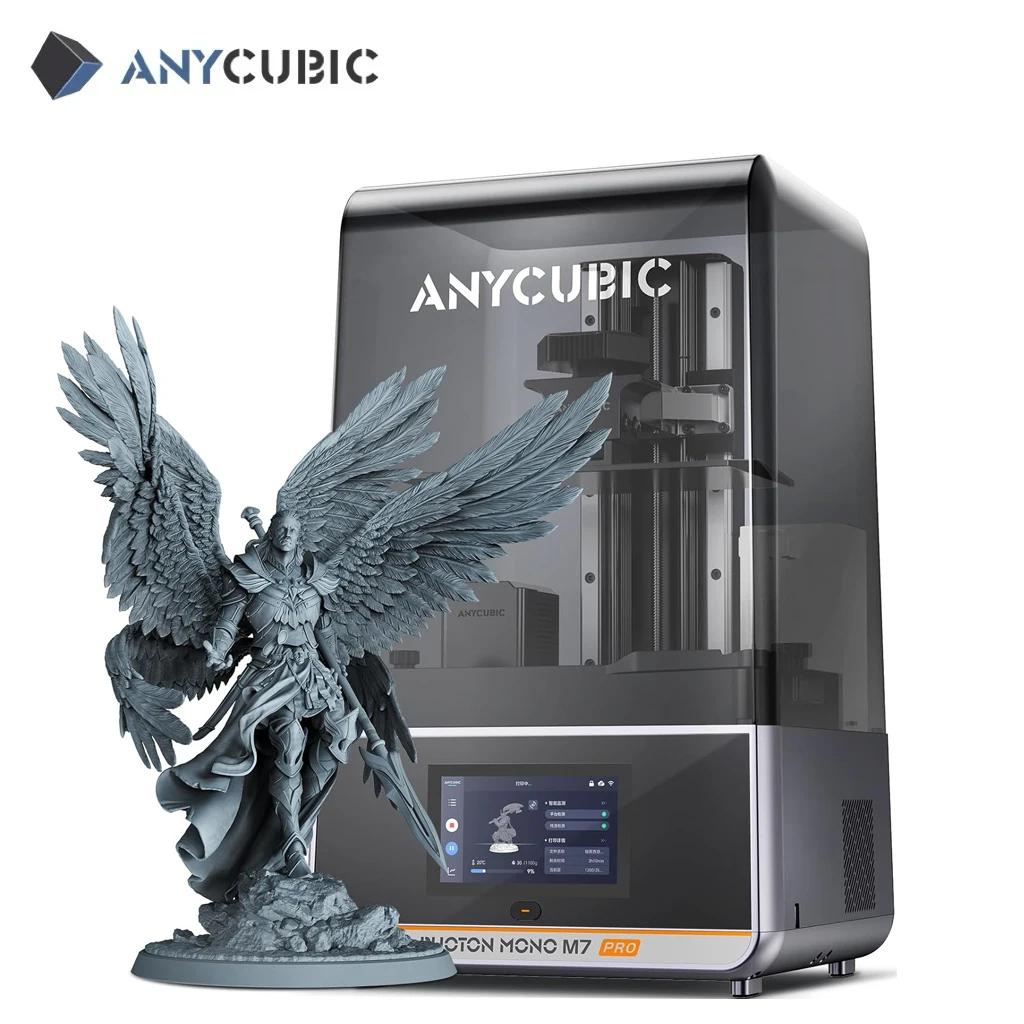 ANYCUBIC Photon Mono M7 PRO 14K Resin 3D Printe 10.1'' Mono LCD 3D Printer Speed Up to 170mm/h Fast Printing Size 223*126*230mm