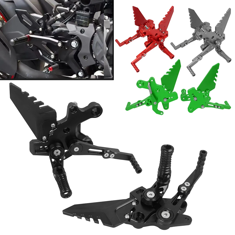 

For CFMOTO 450SR 450 SR 2022 2023 Motorcycle Accessories Footrest CNC Adjustable Rear Sets Foot Pegs Rests Rearset Footpeg