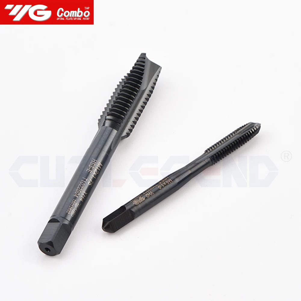 YG-1 HSS-EX T1022 N-PO M2 M2.5 M3 M4 M5 M6 M8 M10 M12 M14 M16 M20 Processing Metal Tap Straight groove Taps For Multi Purpose