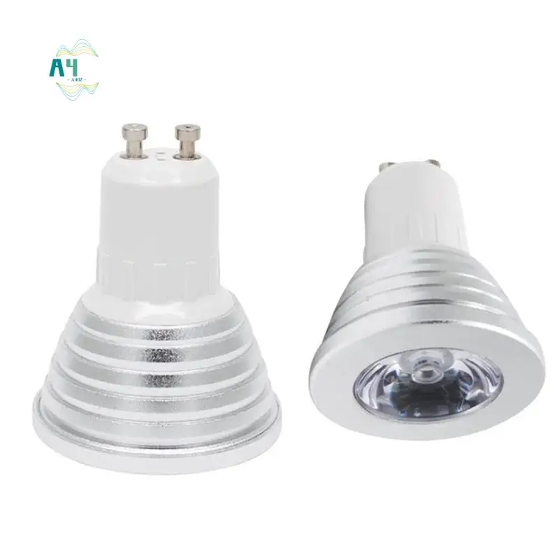 

A40Z-4Pcs GU10 Bulbs And 1Remote Control With Memory Function 4Dynamic Lighting Modes Spotlight 17Colors Changeable Spotlight