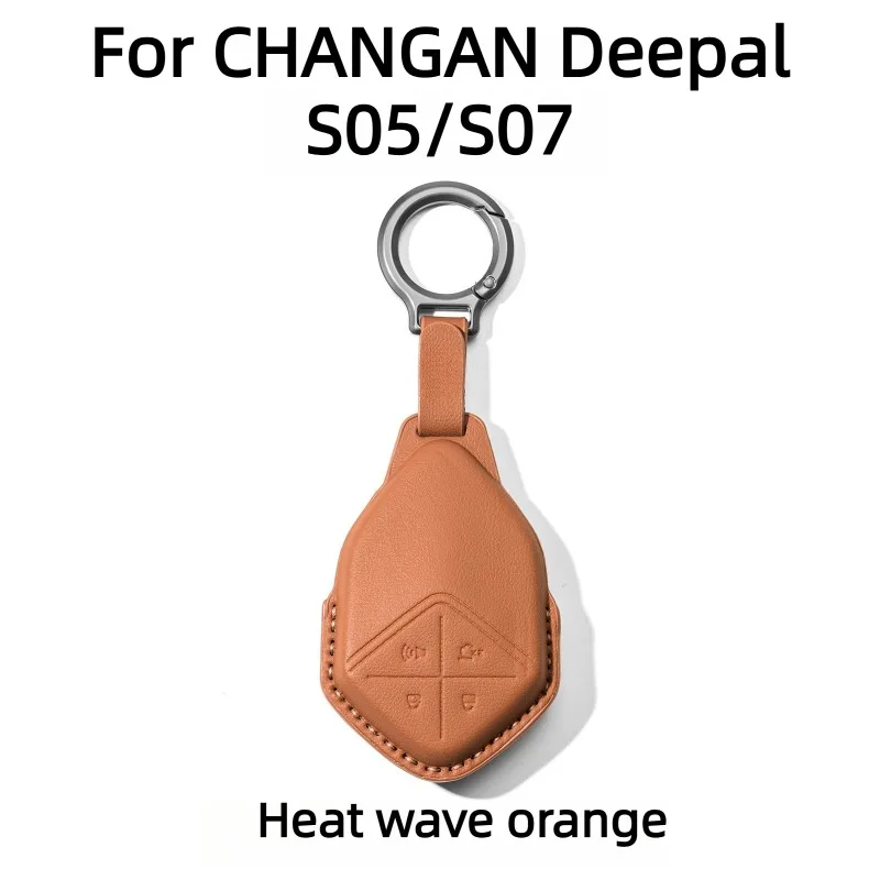 

Key Cover For CHANGAN Deepal S05/S07 Accessories 2026/2025,Nappa Leather,Full Protection,Anti-Scratch,Signal Unobstructed 2024