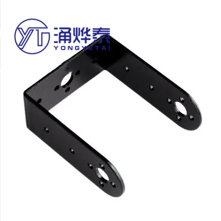 YYT Standard steering gear bracket double-axis servo bracket robot multi-function oblique U-shaped L-shaped beam bearing