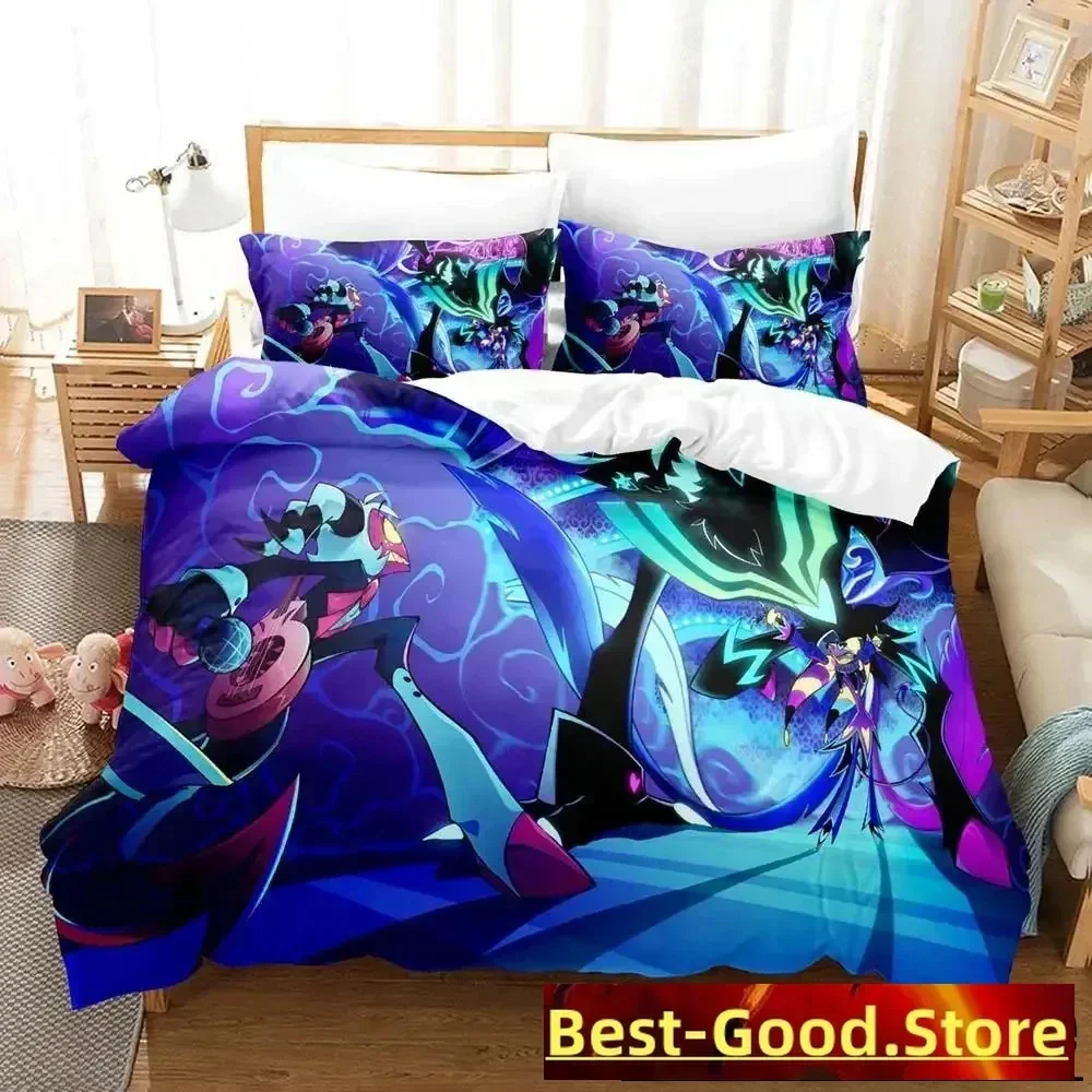 Home Living Luxury Gaming Loona boss Bedding Set Cartoon Anime three-piece set Adult Kid Bedroom Duvet cover Sets 3D Print Anime