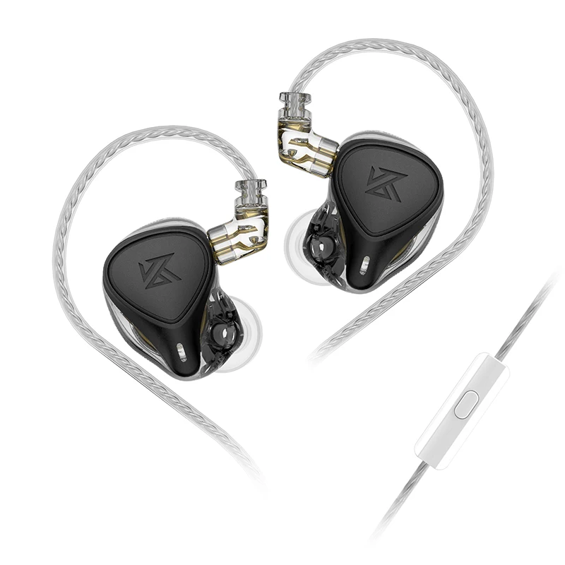 KZ ZEX Pro Wired In Ear HIFI IEMs Earphone Electrostatic + Dynamic + Balanced Armature Hybrid Driver Headphones Monitor with Mic