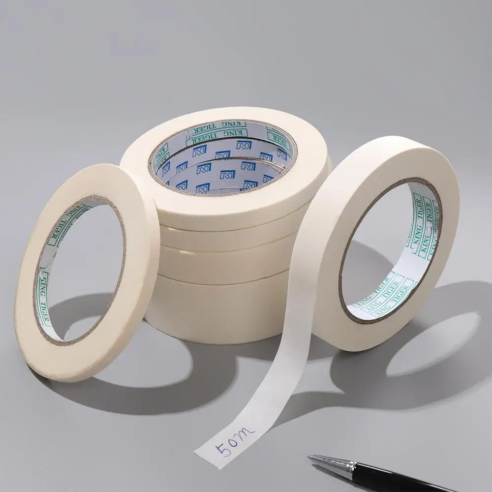 50 M/Roll Beschreibbar Band Anti-schmutzig Masking Band Home Renovierung Auto Aufkleber Adhesive DIY Malerei Papier Maler dekor Aufkleber