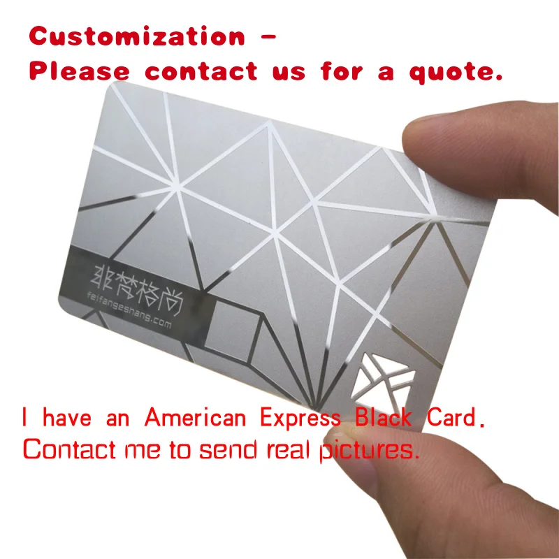 

custom.Etching Custom Stainless Steel Business Cards /Personal Exclusive Metal Business Cards
