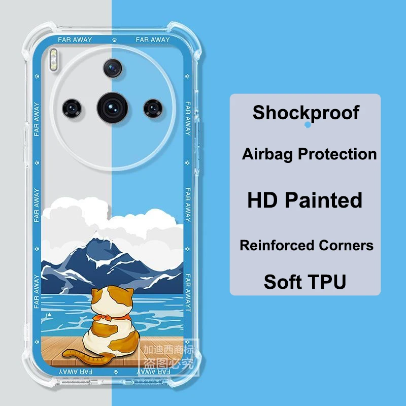 For Nubia Z60S Pro 5G Case Clear Airbag Silicone TPU Shockproof Back Cover Protector For Nubia Z60SPro
