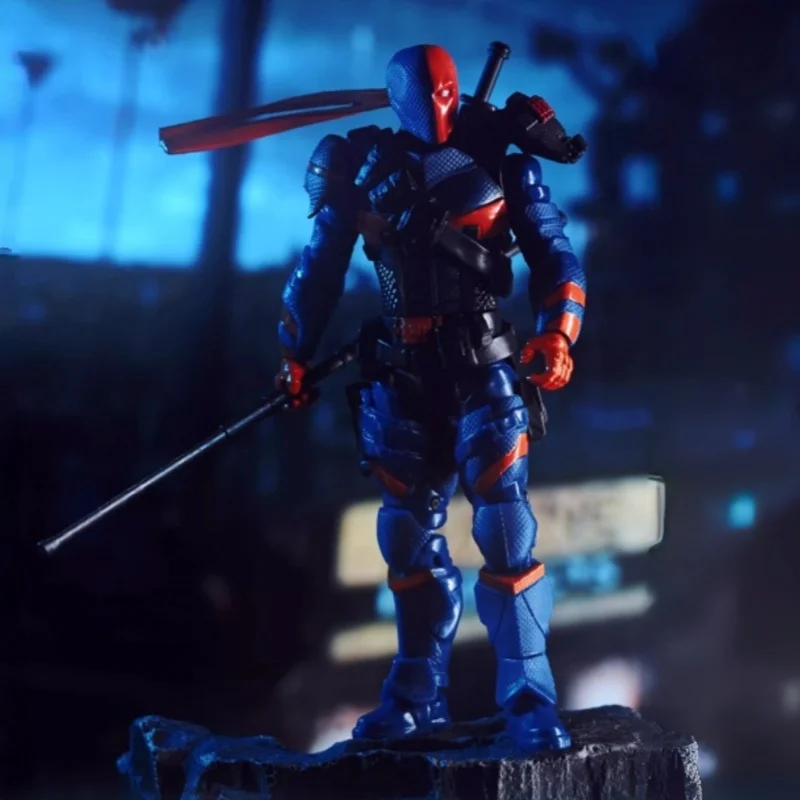 Jaki f5 batman monta bloco modelo dc série periférica arkham cavaleiro 10cm acessórios removíveis brinquedo presente de aniversário