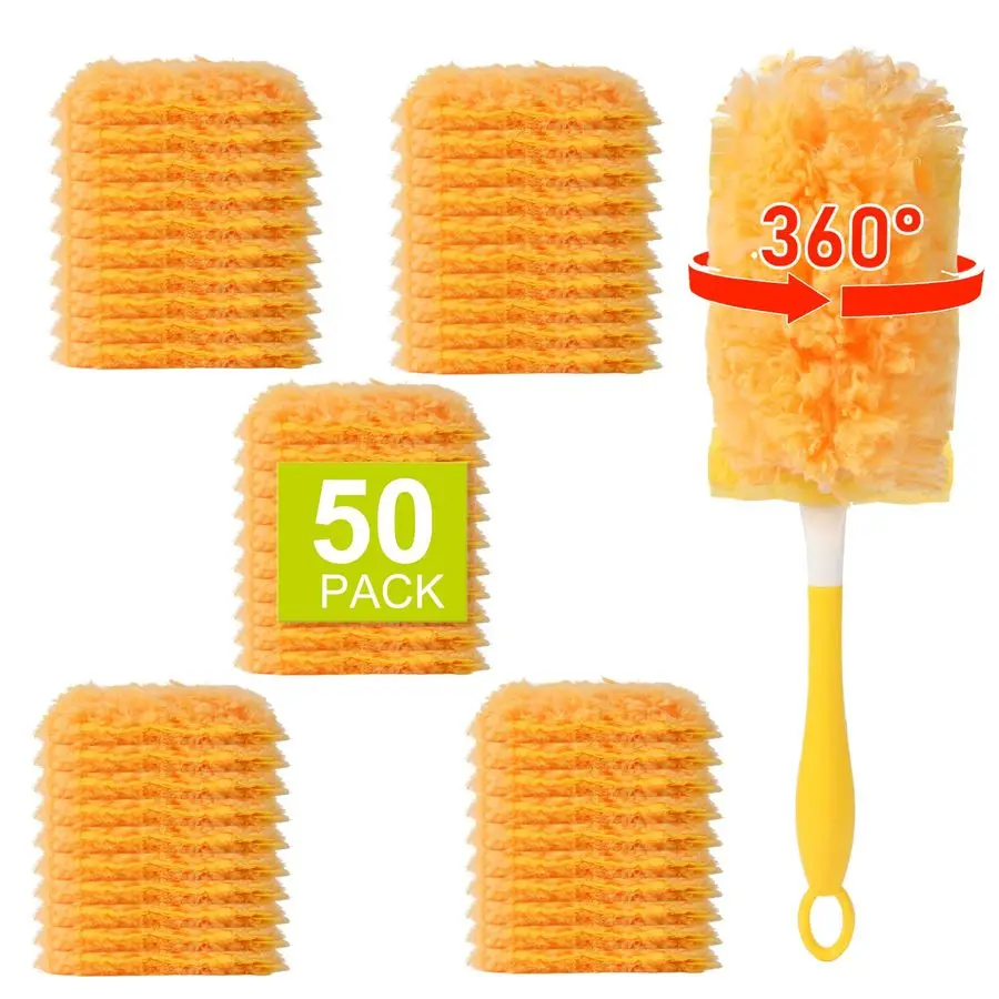 

Сменные насадки для пылесборников Swiffer Dusters большого размера с 1 ручкой, для разных поверхностей, из перьев и микрофибры, одноразовые, аналоги