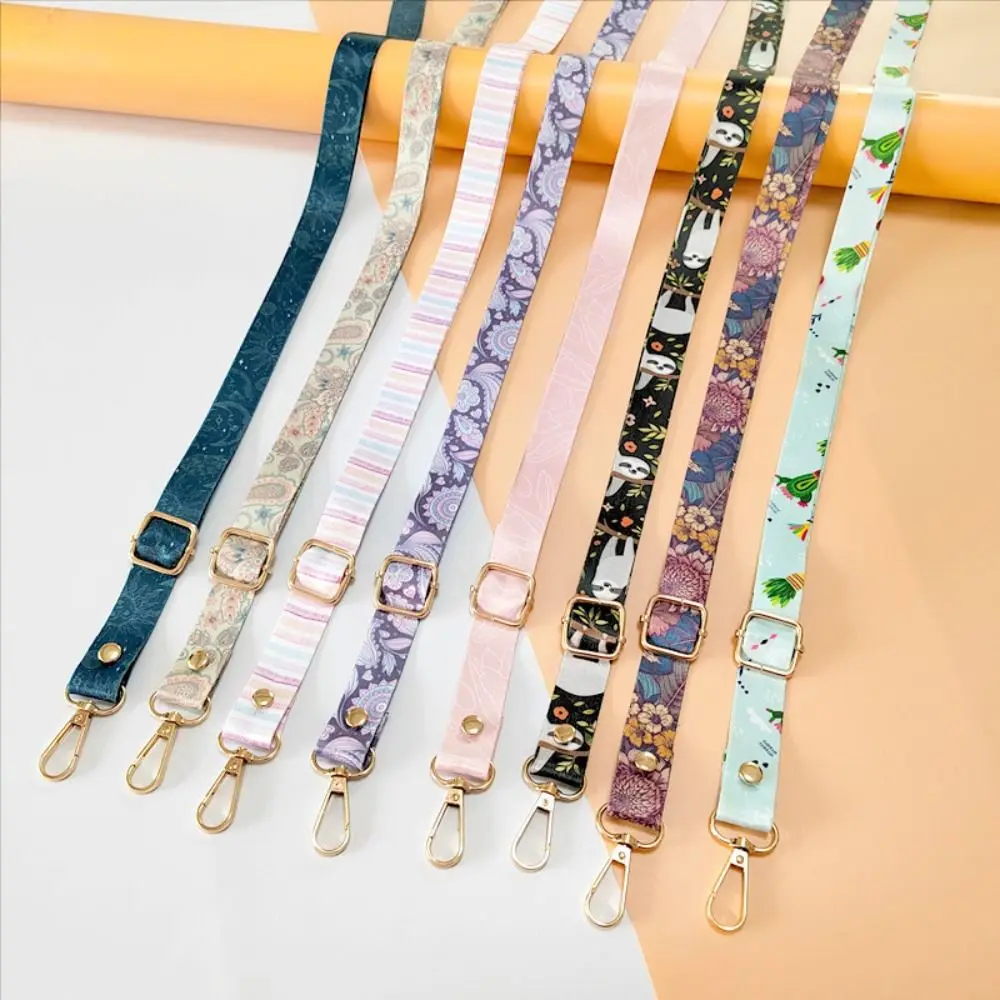 Summer Flowers Phone Lanyard Universal Adjustable Phone Case Chain Straps Hanging Cord