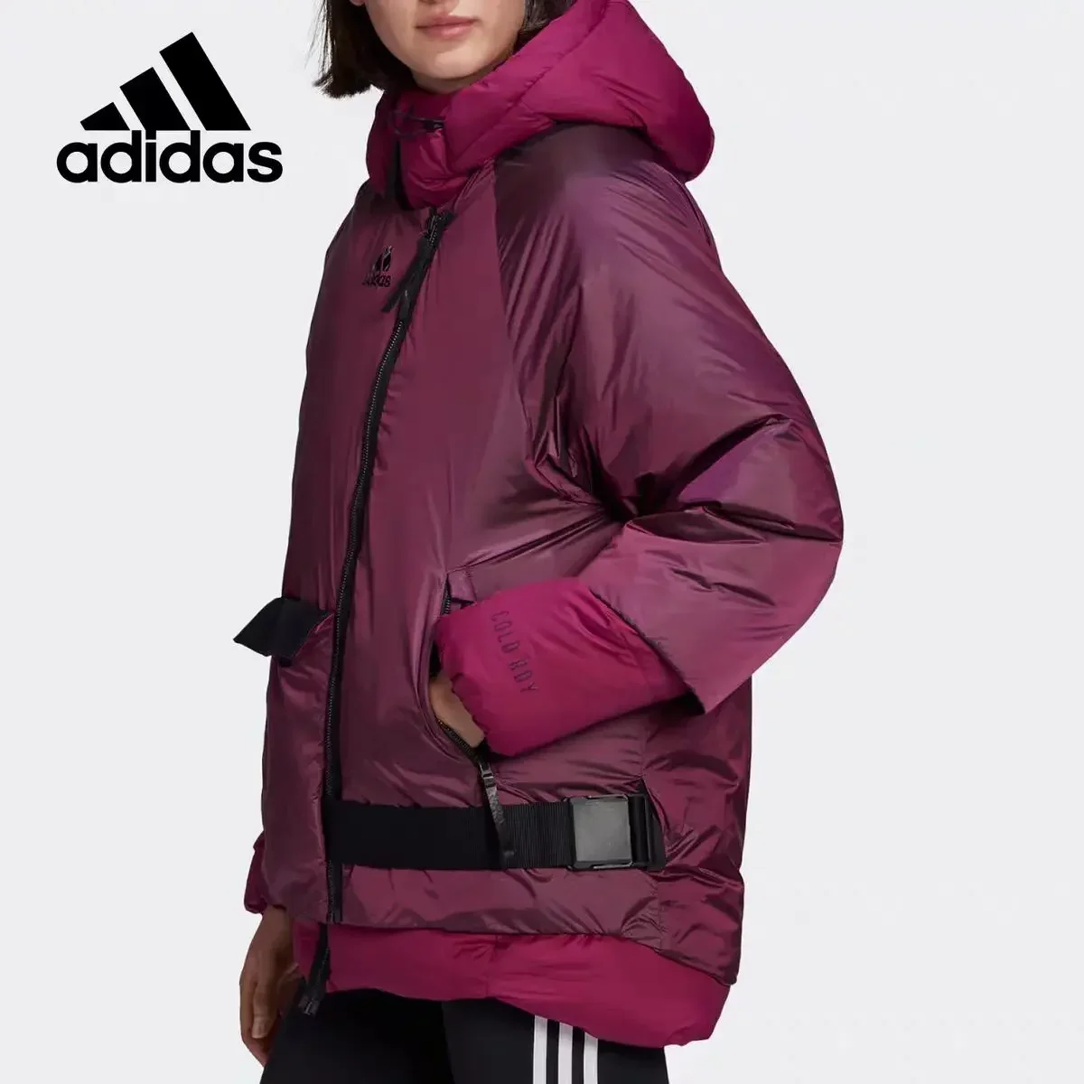 adidas offizielle Website Damen Winter Outdoor Sport doppelseitige warme Daunenjacke FT2458