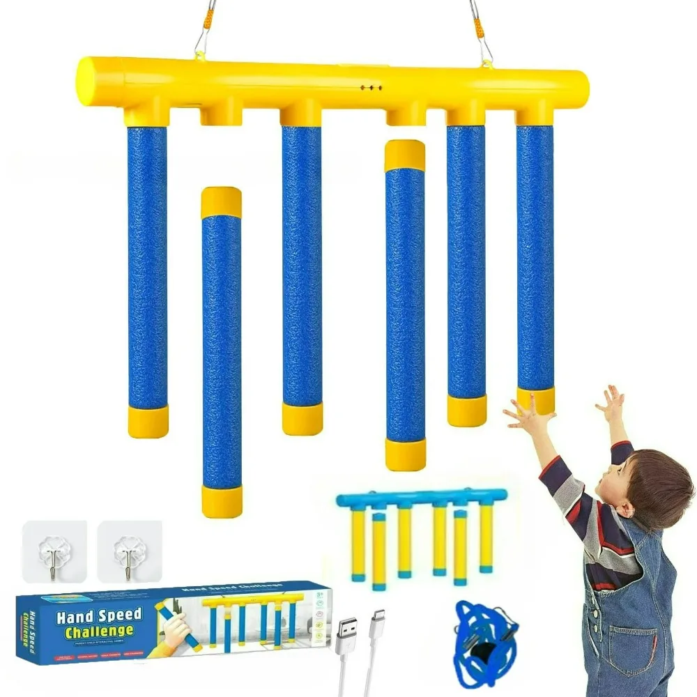 لعبة عصي السقوط للبالغين والأطفال، لعبة تحدي القطرة الممتعة، لعبة التدريب على القدرة على رد الفعل، النشاط التعليمي والرياضة