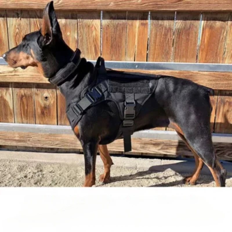 Large Dog Tactical Chest Strap Horse Dog German Animal Patrol Dog Cover Dog Traction Rope Tank Top Collar Explosion Proof Charge