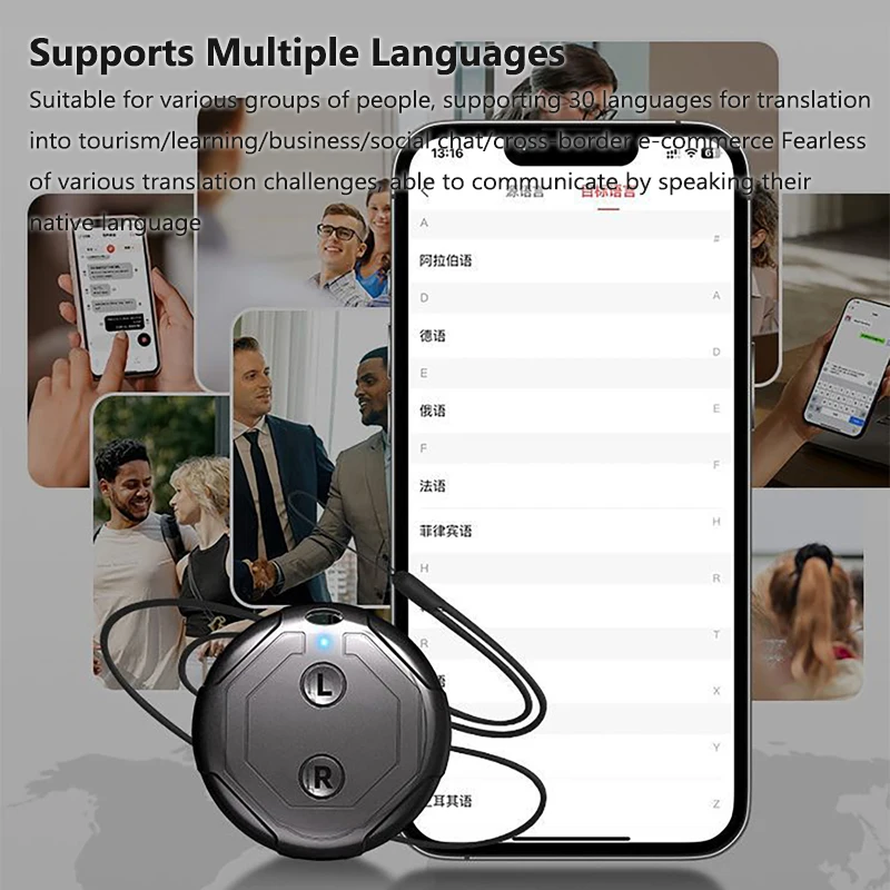 Smart Translator Cross-Platform Portable 30 Languages Translator Meeting Summary Speech Simultaneous Multilingual Communication