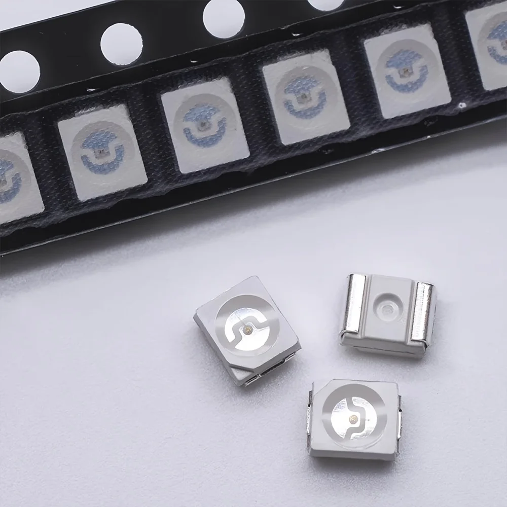 500Pcs 3528 1210 SMD LED 10Colors x 50Pcs Red/Green/Blue/Yellow/White/WARM WHITE/UV/RGB ICE BLUE Cold LED Diode Kit