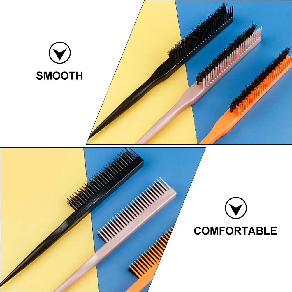 

3Pcs Hairdressing Tail Comb Styling Comb for Women Anti Friction Drop Resistant Smooth Hair Styling Salon Use Hair Brush