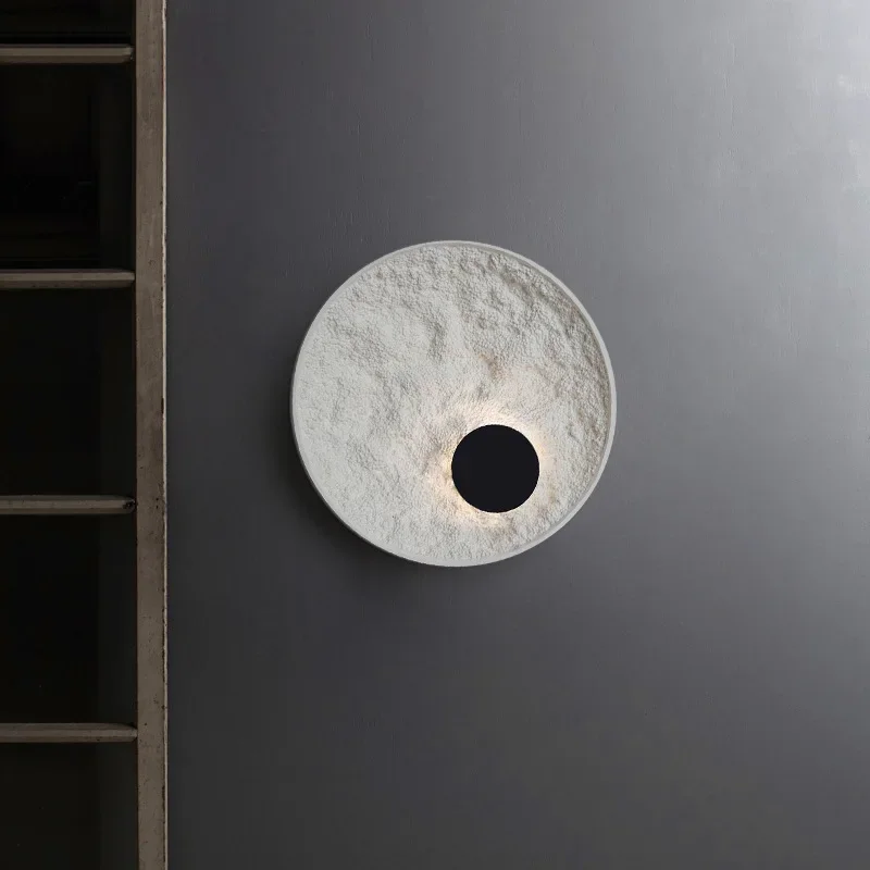 Nordic simplicity, background wall wall lamp, modern art bedroom bedside wall