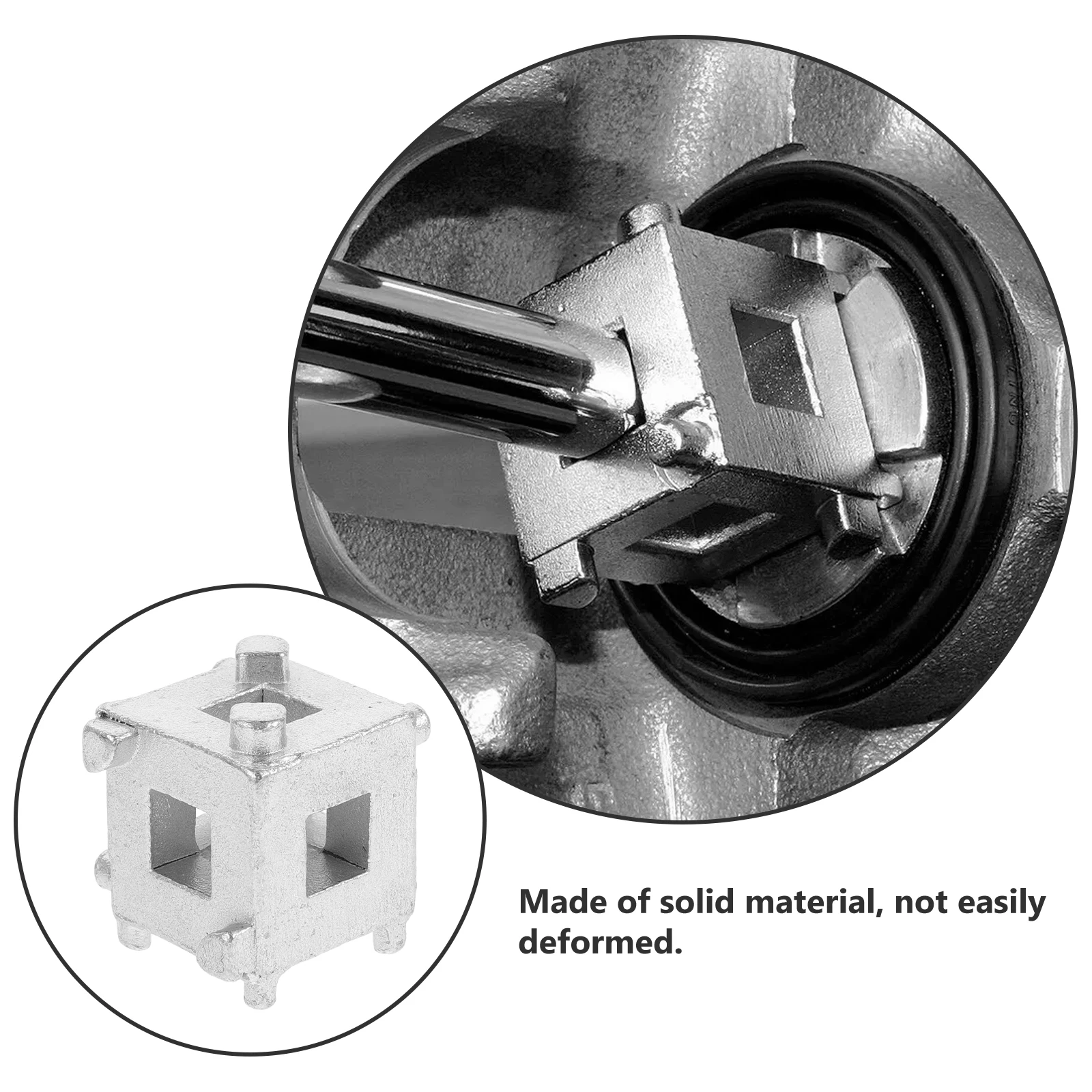 

Disc Brake Piston Caliper Wind Back Tool Brake Caliper Repair Tool Automotive Replacement Alloy Steel for Car