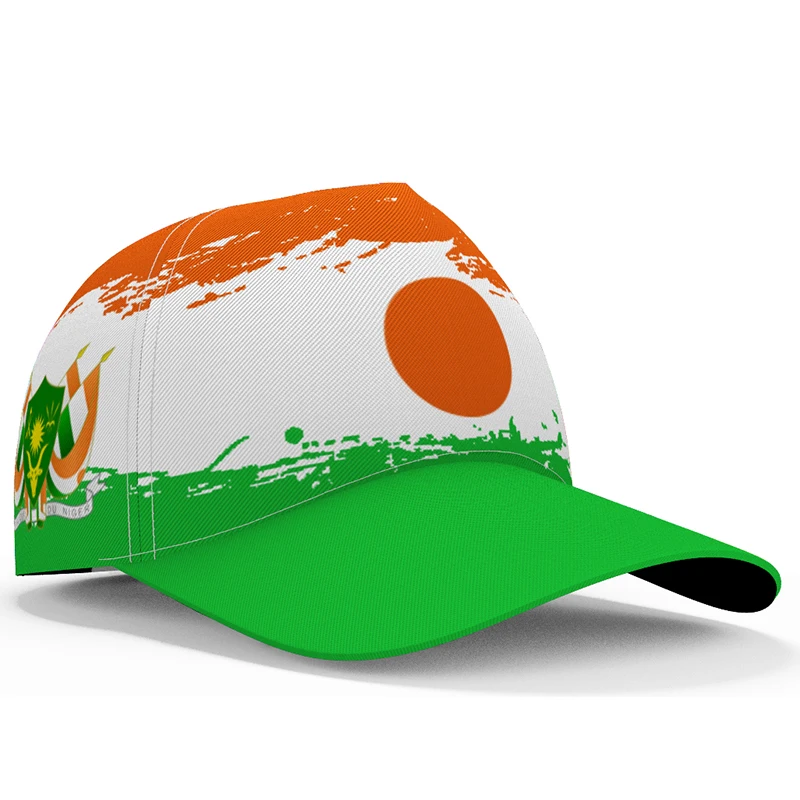 Niger Baseball Caps Free Custom Made Name Number Team Logo Ne Hat Ner Country Travel French Arabic Nation Republic Flag Headgear