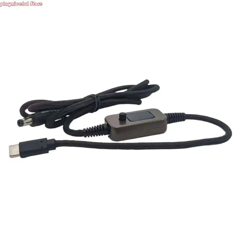 E8BAタイプCから5.5x2.5mm充電ケーブル5V T 20V調整可能な電圧100W出力