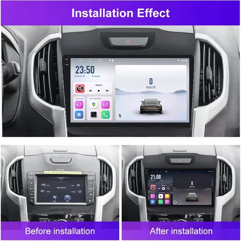 9'' For Holden Colorado RG 2012-2016 4+64GB Car Radio Stereo Wireless Apple Carplay Android 15 Auto GPS Camera Google Map WIFI