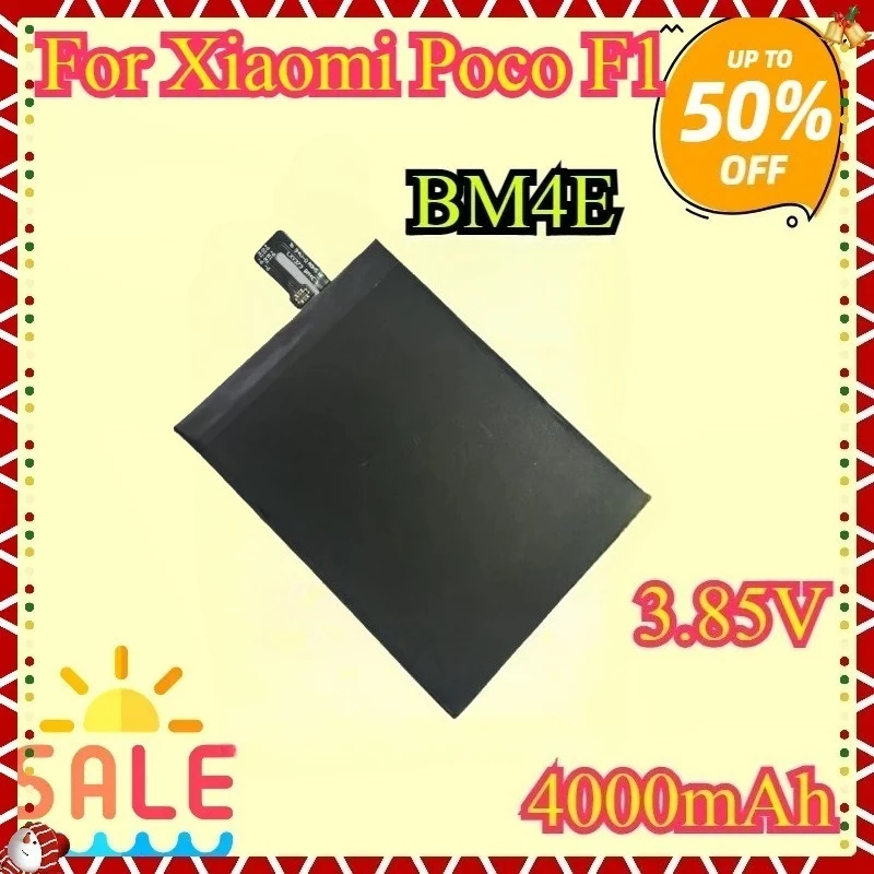 

For Xiaomi Mi Pocophone Poco F1 Bateria Batteries New High quality Battery 3.85V 4000mAh BM4E Mobile Phone Battery