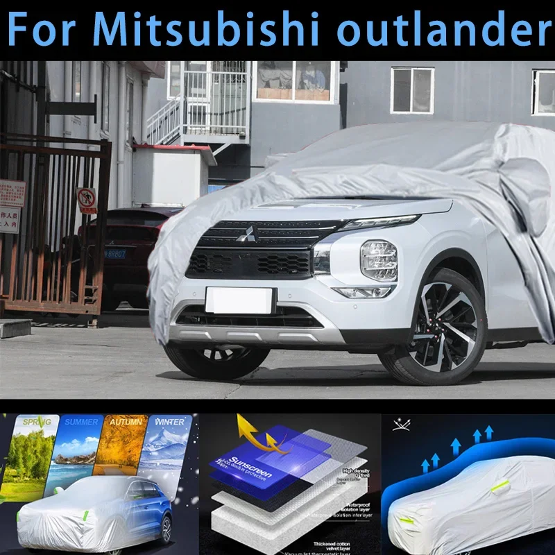 

For outIander Car protective cover,sun protection,rain protection, UV protection,dust prevention auto paint protective