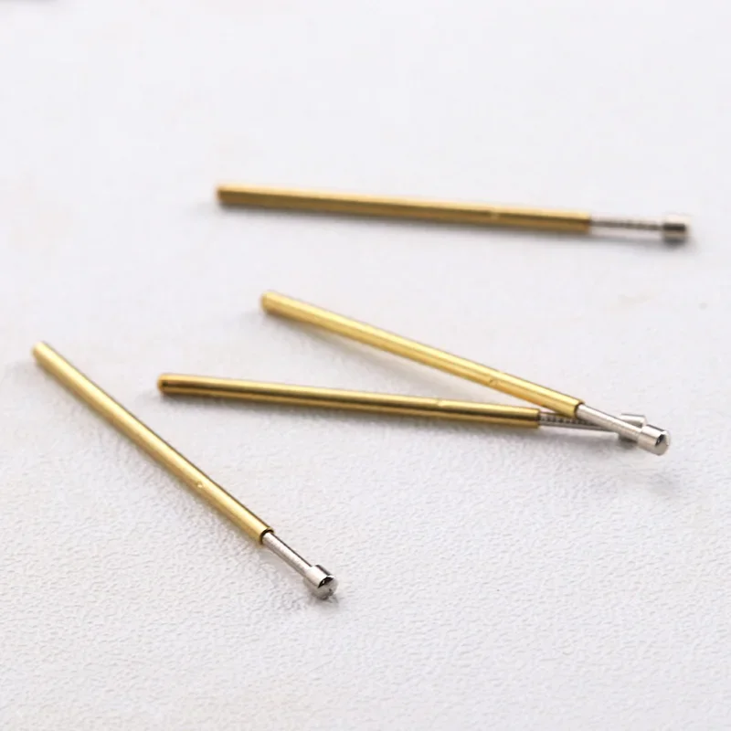 100PCS/pack P50-D2 Big Round Head Spring Test Probe Needle Outer Diameter 0.9mm Length 16.55mm PCB Pogo Pin