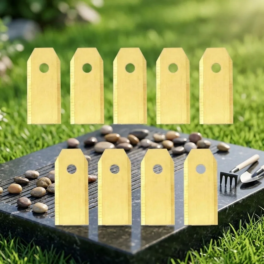 9/18/30 Pcs Blade Home Garden Sliver/gold Weather Resistant Accessories For All Robotic Lawnmowers Safety High Quality