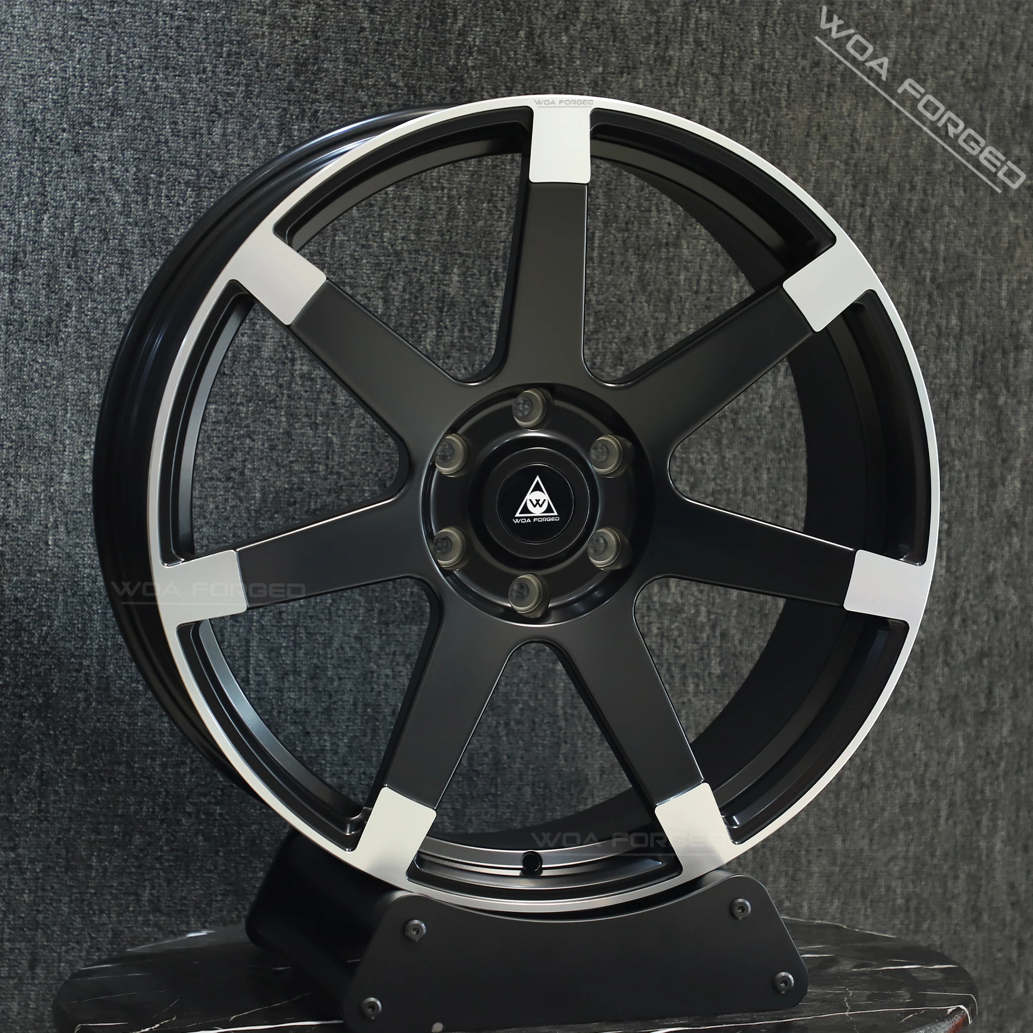 

Customized Glossy Black Machined Surface Forged Wheel 19 20 21 22 Inch Multi-spoke Integral 5x112 5x120 Popular Design for G30