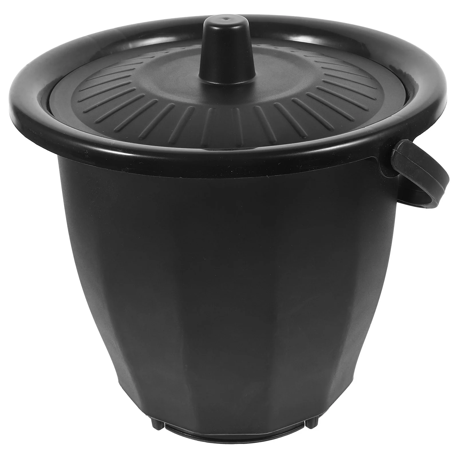 Spittoon Elderly Urine Pot Plastic Bucket Chamber with Lid Urinal Bedpan Portable Toilet Toddler Potty