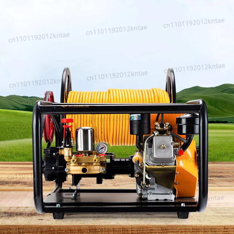 Orchard sprayer, high-pressure agricultural sprayer, pesticide sprayer with automatic reel and hose