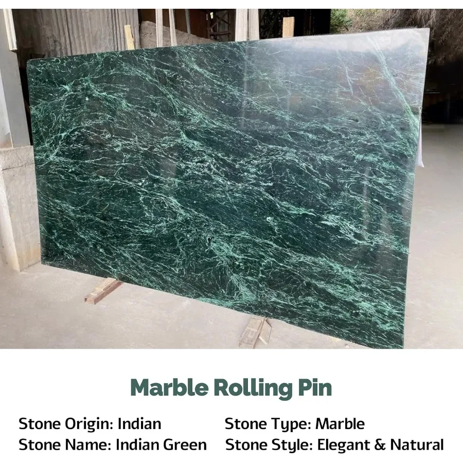 شوبك من الرخام الطبيعي الهندي، أسطوانة عجين مصقولة غير لاصقة، معكرونة، زلابية، فندان، قشرة فطيرة، خبز، عجينة البيتزا، طقم