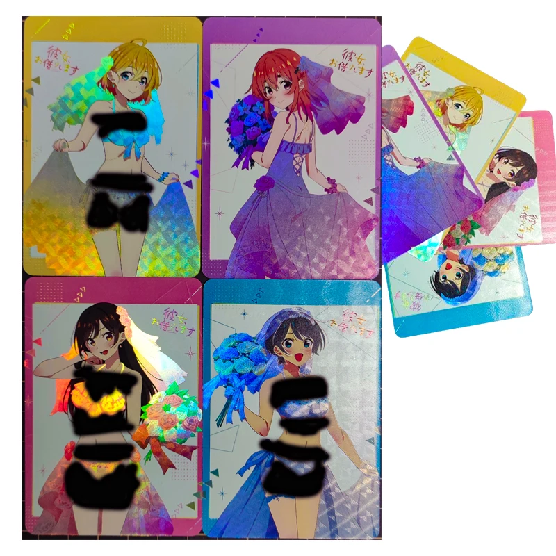 Juego completo de tarjetas coleccionables de Anime para niños, regalos de Navidad, ella Sexy, Ichinose, Chizuru, Asami, Nanami, Sakurasawa, Sumi, DIY