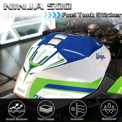 Motorcycle Frosted Fuel Tank Kit Sticker Protection Traction Pad Decals Accessories For NINJA 500 SE NINJA500 ninja500 2024