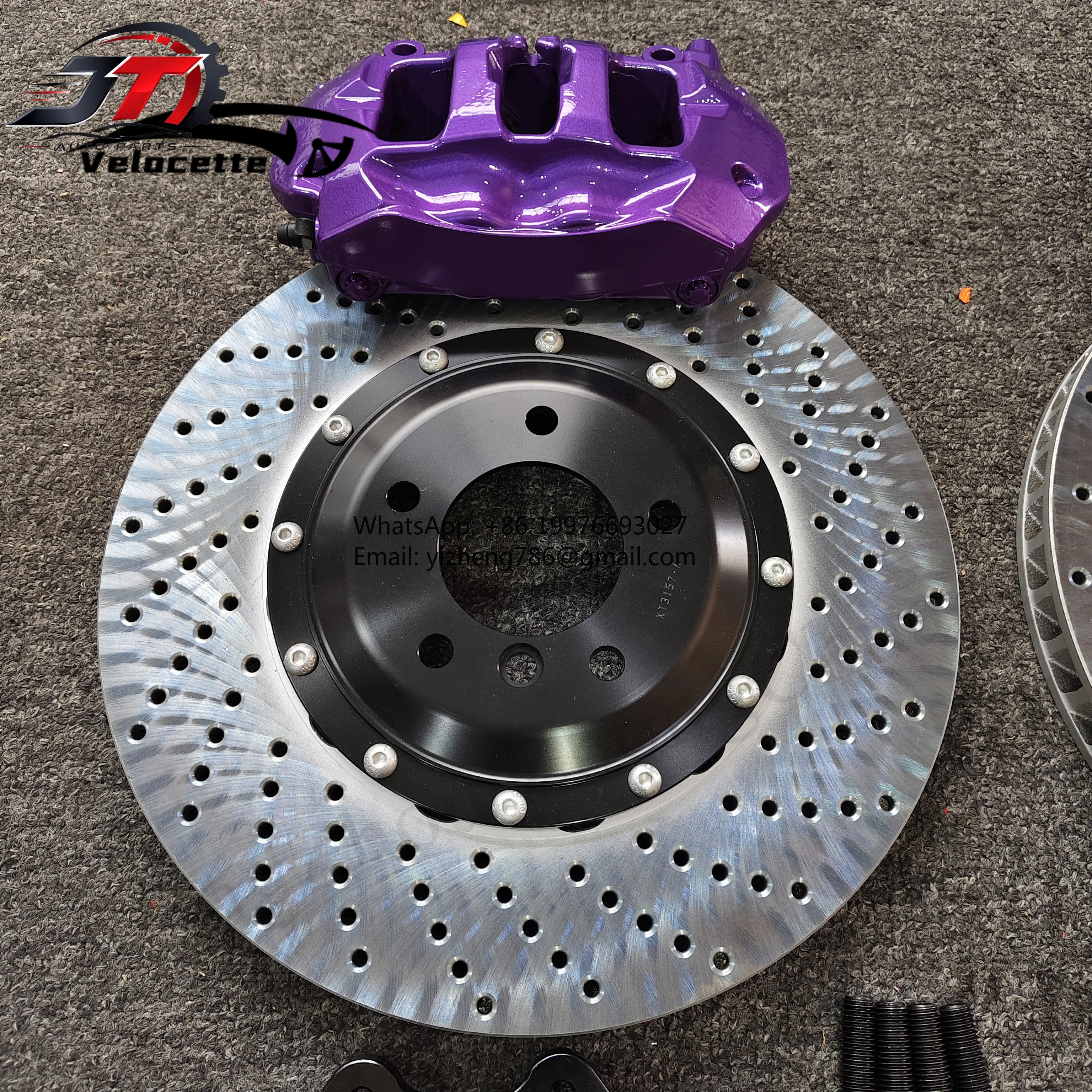 New style Big Brake Kit 19Z 6 POT Front and Rear Car Brakes Caliper Kit 380mm for Alphard 30 for BMW F60 for Volkswagen MK7 for