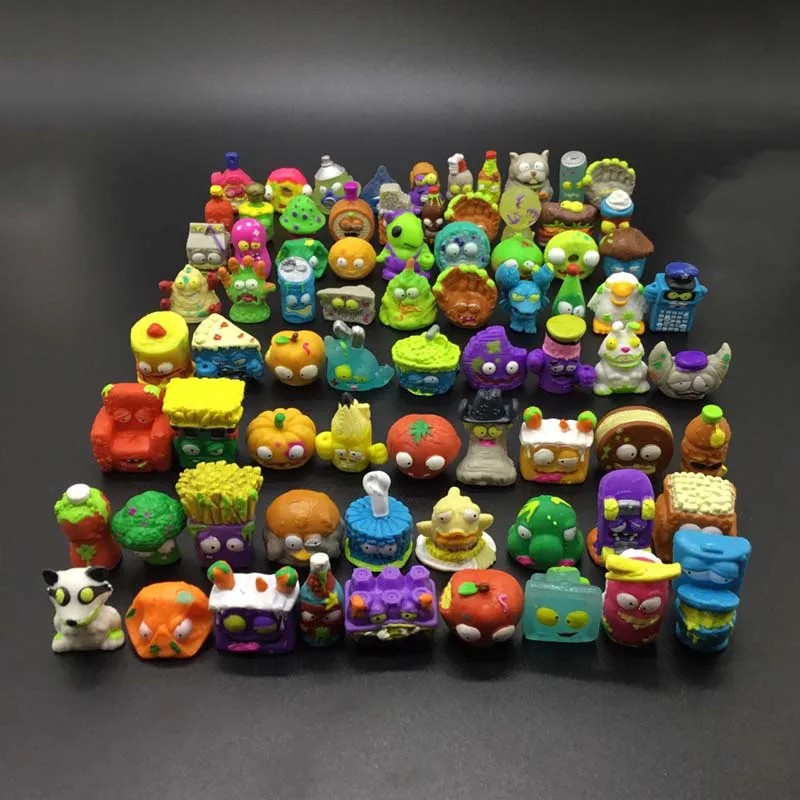 Zomlings Trash Dolls Soft Grossery Gang Garbage Collection Model Toys 3cm Trash Zomlings Dolls Figures for Kids Birthday Gift