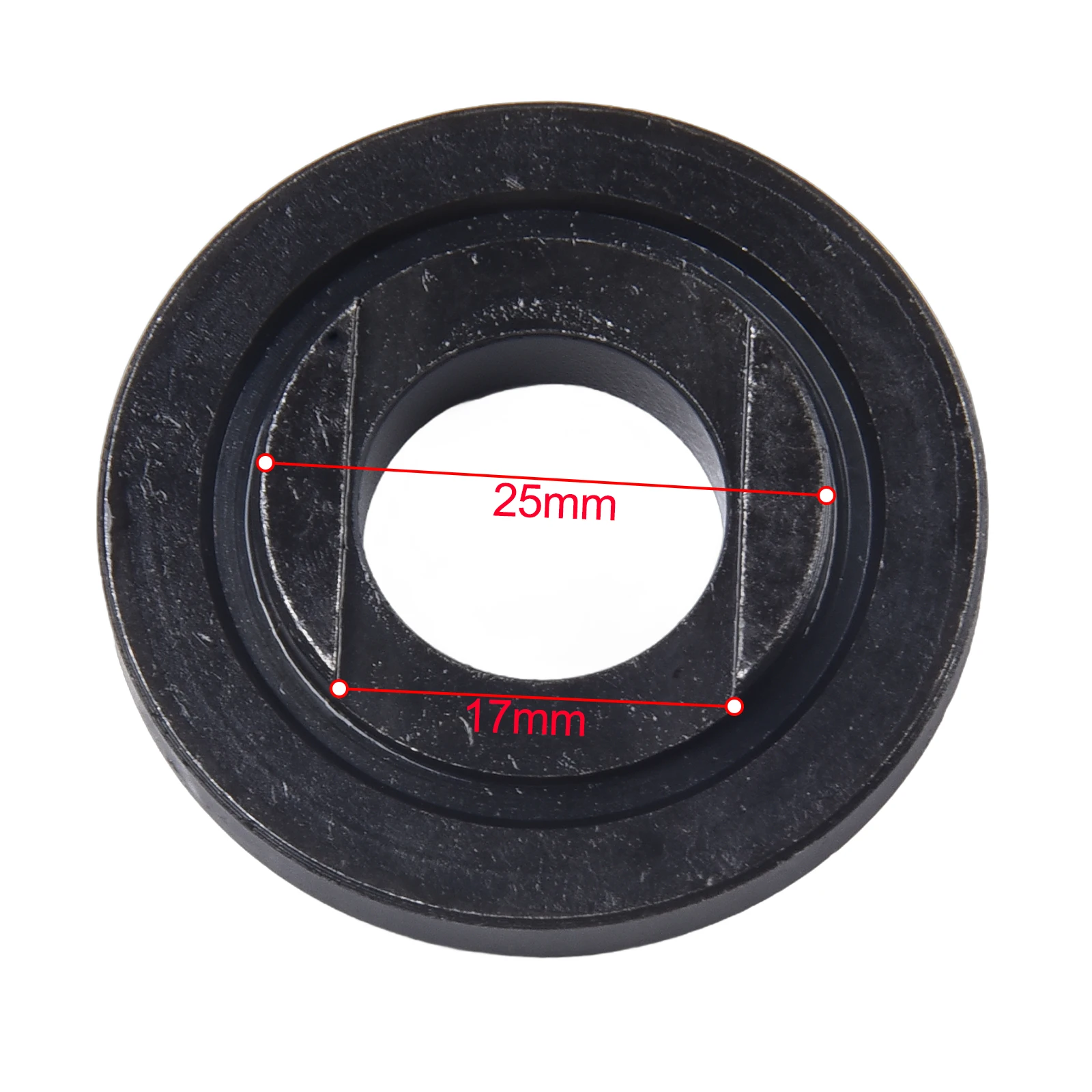 2 pezzi piastra di pressione di ricambio accessori per smerigliatrice angolare piastra di pressione in metallo Set di dadi con flangia interna/esterna pezzi di ricambio