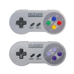 Dropshipping 2.4GHz Wireless Gamepad Controller for Super Nintendo NES & SNES Classic Mini Wireless Console Controller Joystick