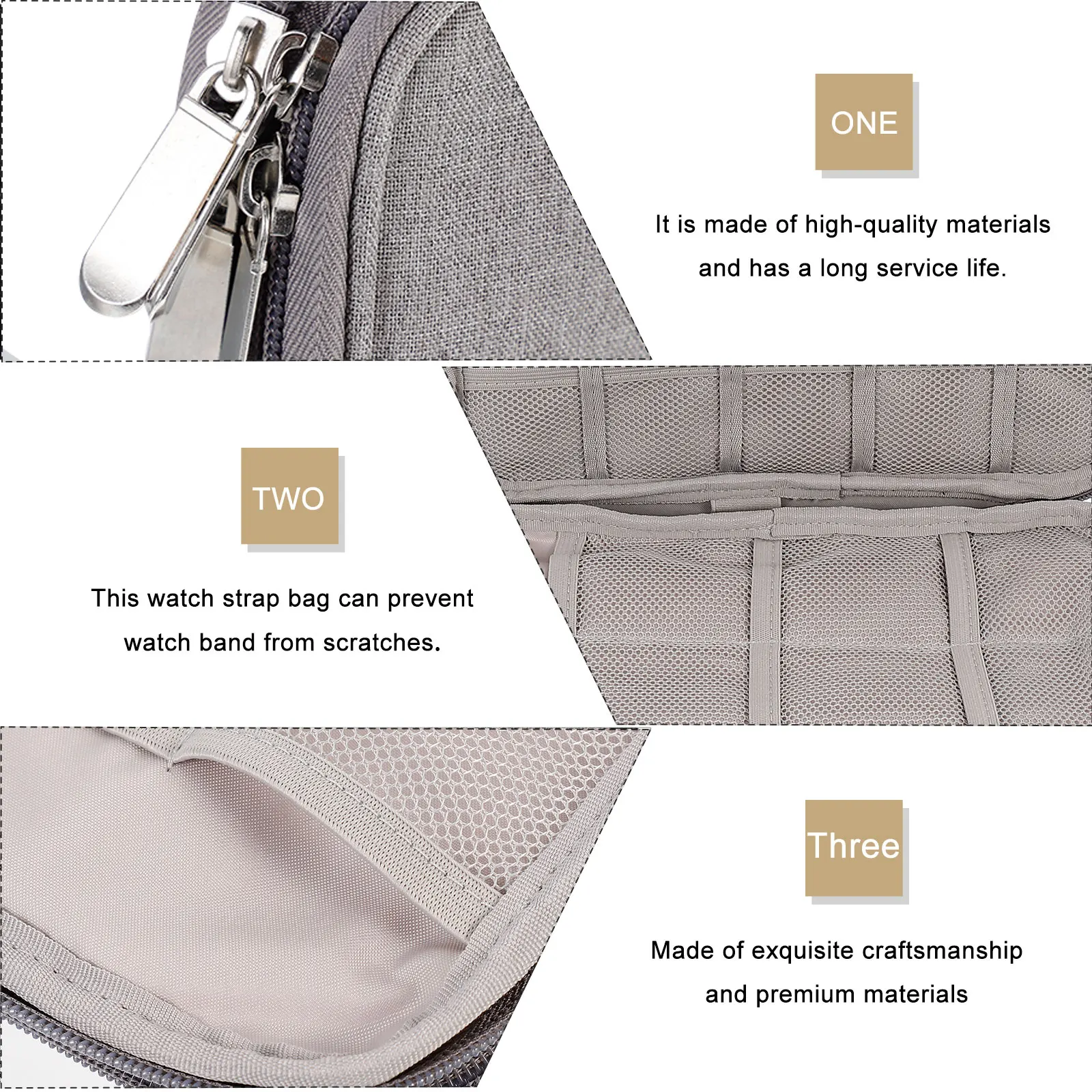 

Watch ganizer Case Storage Bag for Travel Watch Strap Accessories Earphone Cable Pouch Phone Dust Plug HOLDER