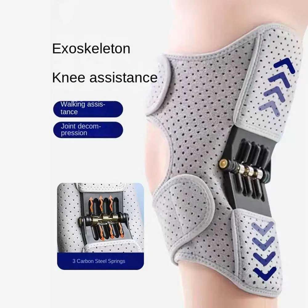 

Professional Stabilizer Joint Support Knee Pad Breathable Adjustable Strap Knee Brace Spring Loaded Knee Support Brace Sports