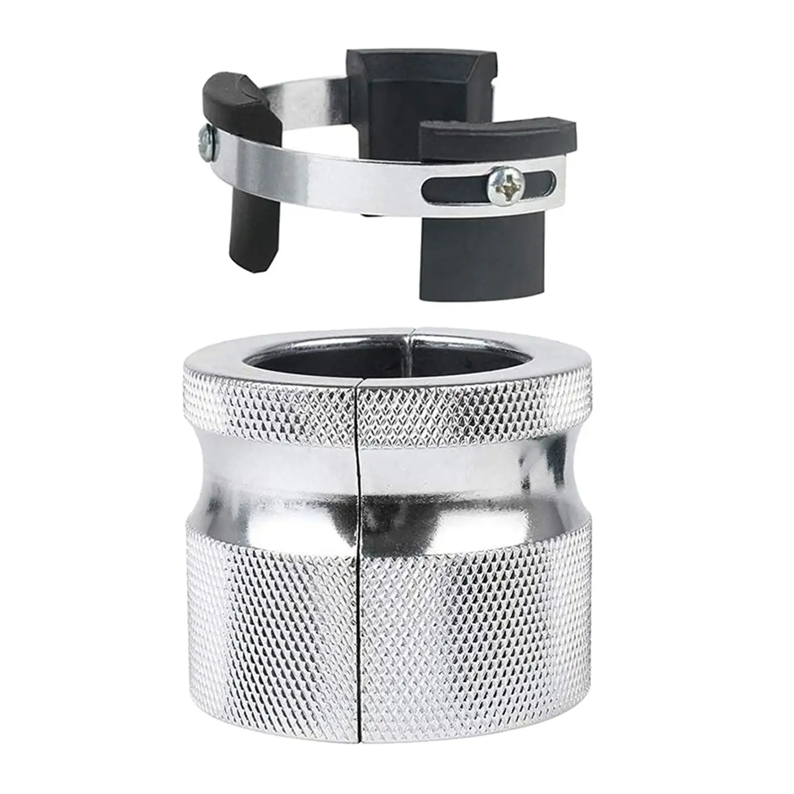 Motorcycle Driver Tool 30mm - 45mm Accessory High Performance Knurled Pattern Two Piece Split Design Flange Shape Durable