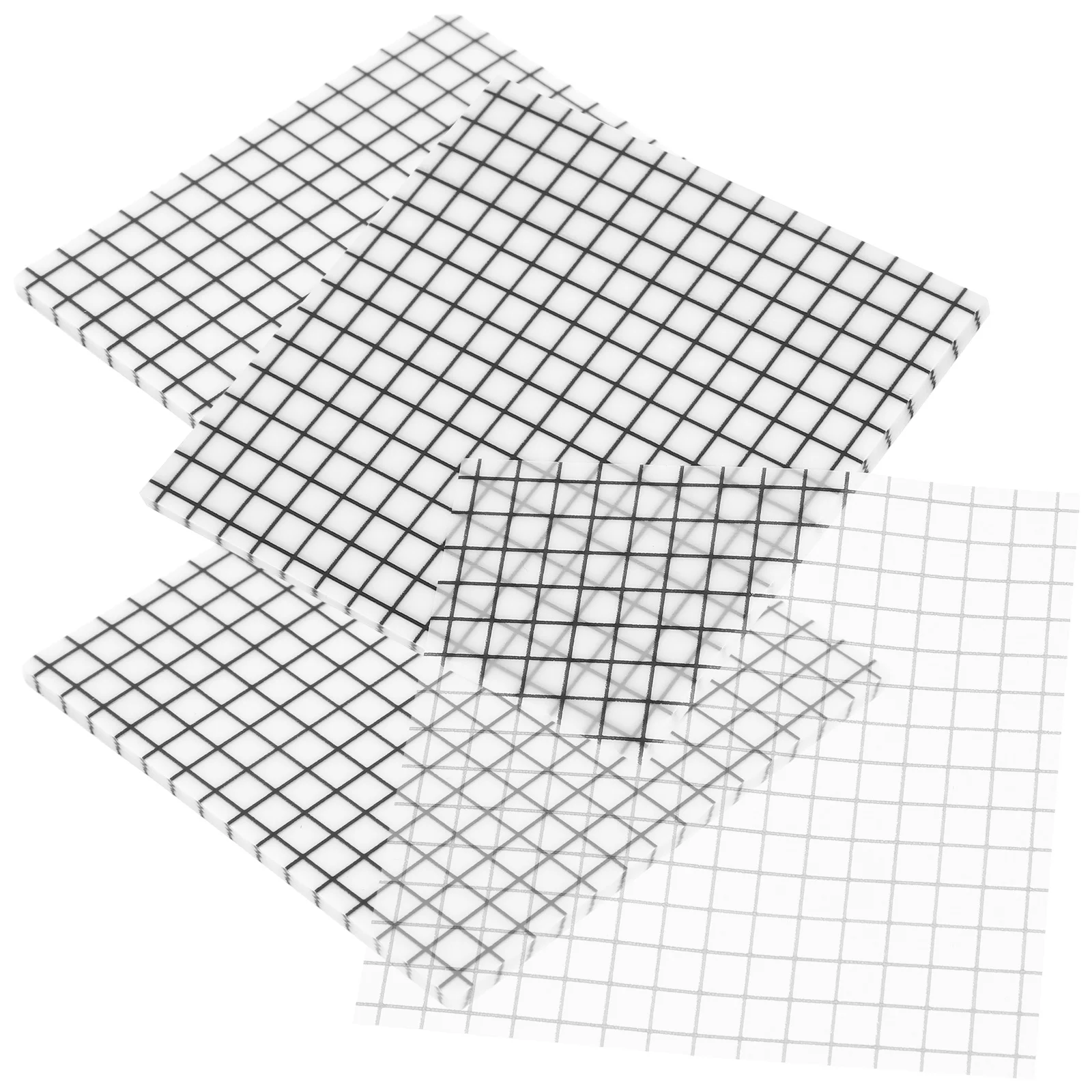 Blocs de notas transparentes para 3 libros, pestañas adhesivas portátiles, libretas pequeñas autoadhesivas, escritura suave, multiusos, para oficina, escuela y hogar