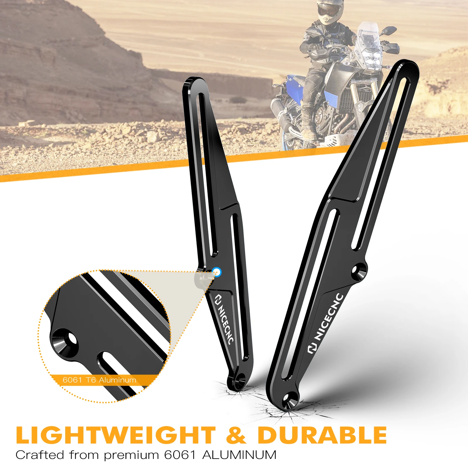 NICECNC регуляторы лобового стекла, кронштейн, держатель лобового стекла, стабилизатор приборной панели для Yamaha Tenere 700 T700 XTZ 700 Tenere 700 2019-2023