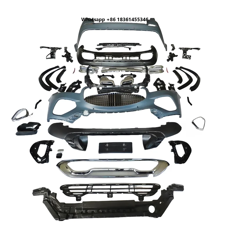 

For Vito V-Class W447 (2016-2023) Upgrade to 2024 GLS Style Full Body Kit Front Rear Bumper Suitable
