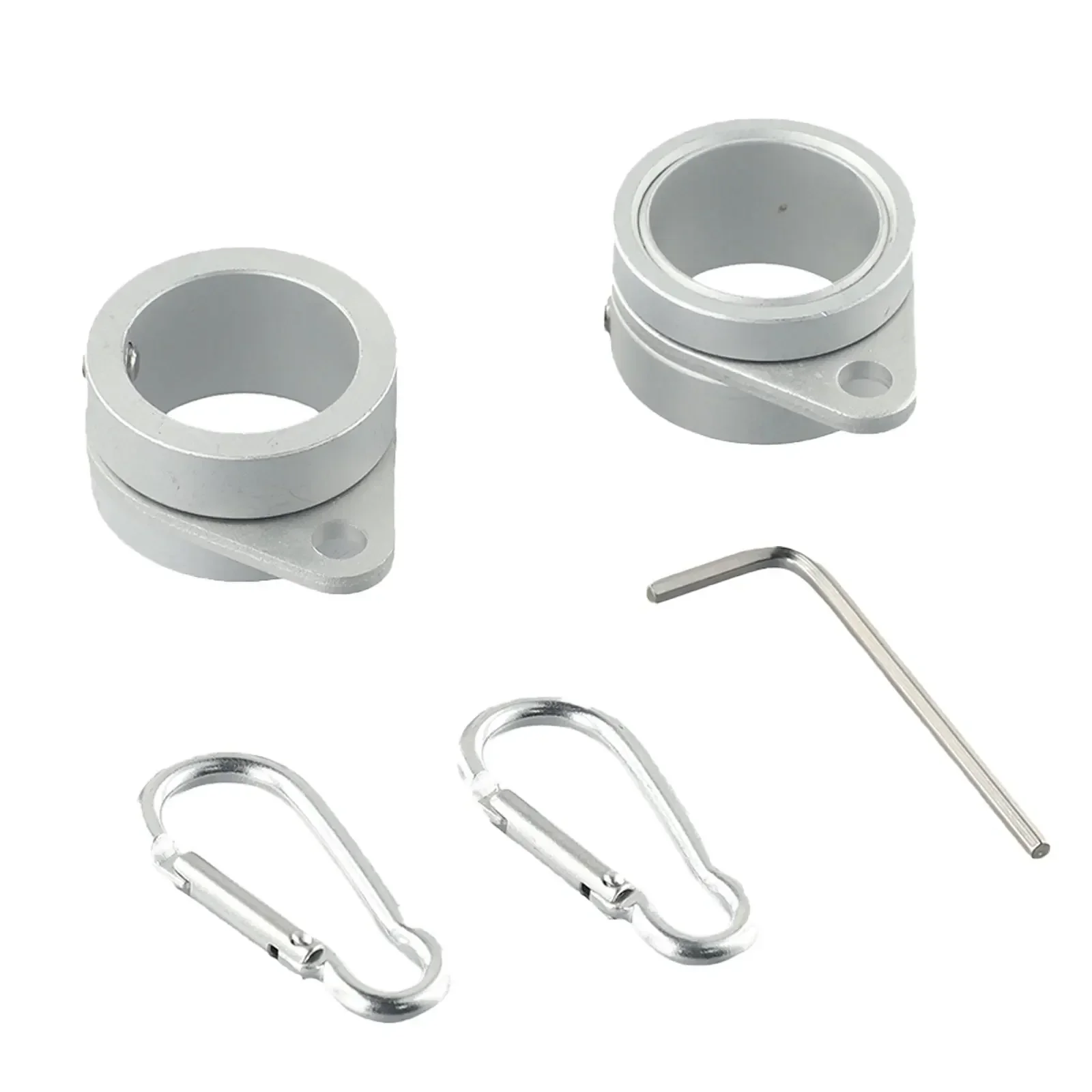 2pc Flag Pole Ring-degree Rotating Anti-tangle Rings Between 0.75-1.02 Inches Replacement Parts Garden Tools