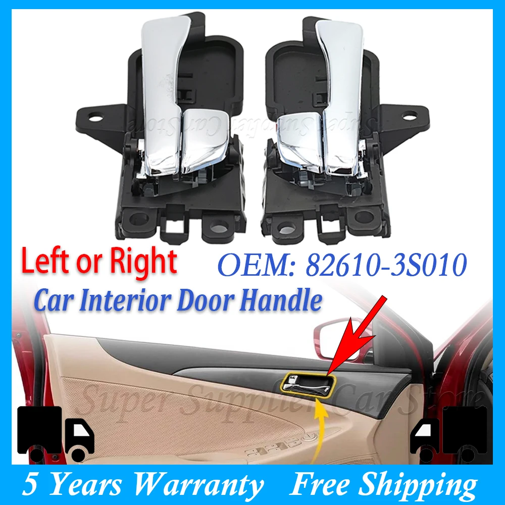 

New 1PC Car Interior Inside Inner Door Handle For Hyundai Sonata 2011 2012 2013 2014 82610-3S010