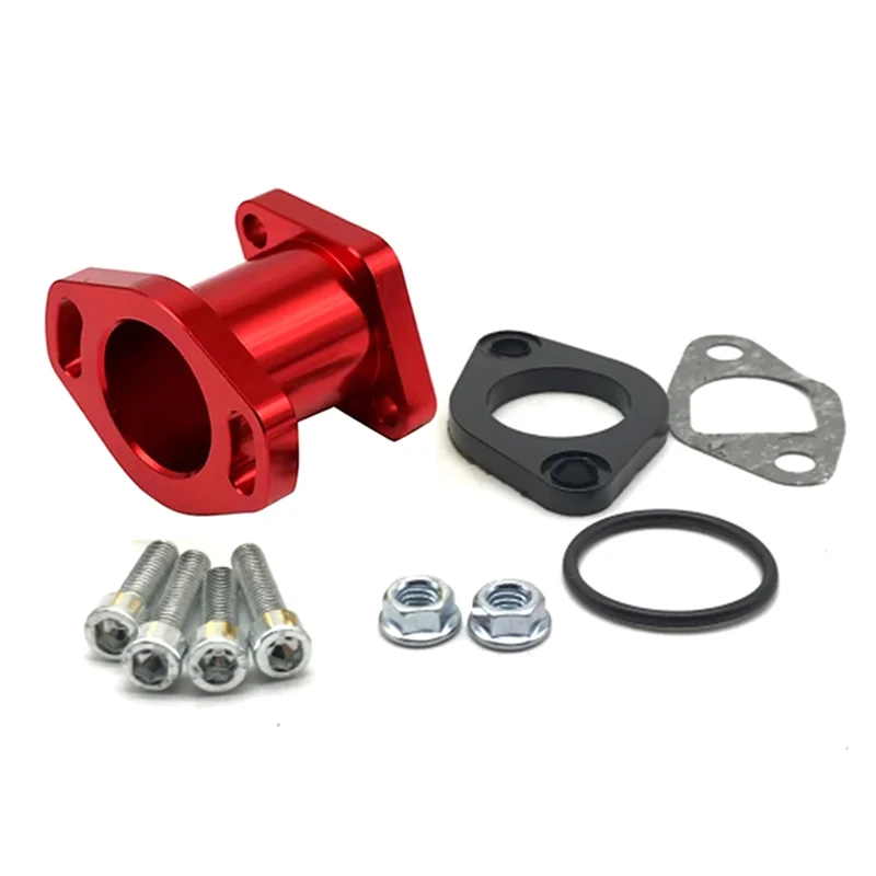 A11M-Motorcycle Carburetor Intake Adaptor Modification Interface Pipe For GX200 6.5Hp CT200U KT196CC Kart Intake VM22