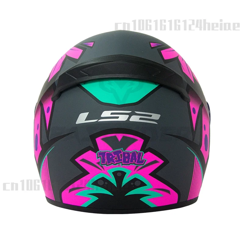 LS2-Casque de moto intégral pour hommes et femmes, d'expériences de course de rue, Structure de sécurité ABS, Certification ECE, FF353