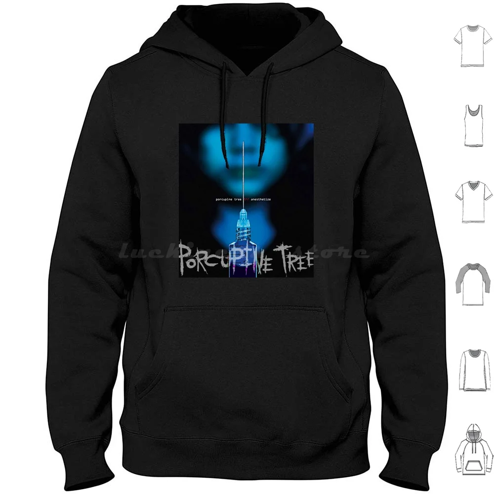 Porcupine Tree Hoodies Manga Longa Porcupine Tree Progressive Prog Porcupine Steven Band Music Tree Álbum Deadwing